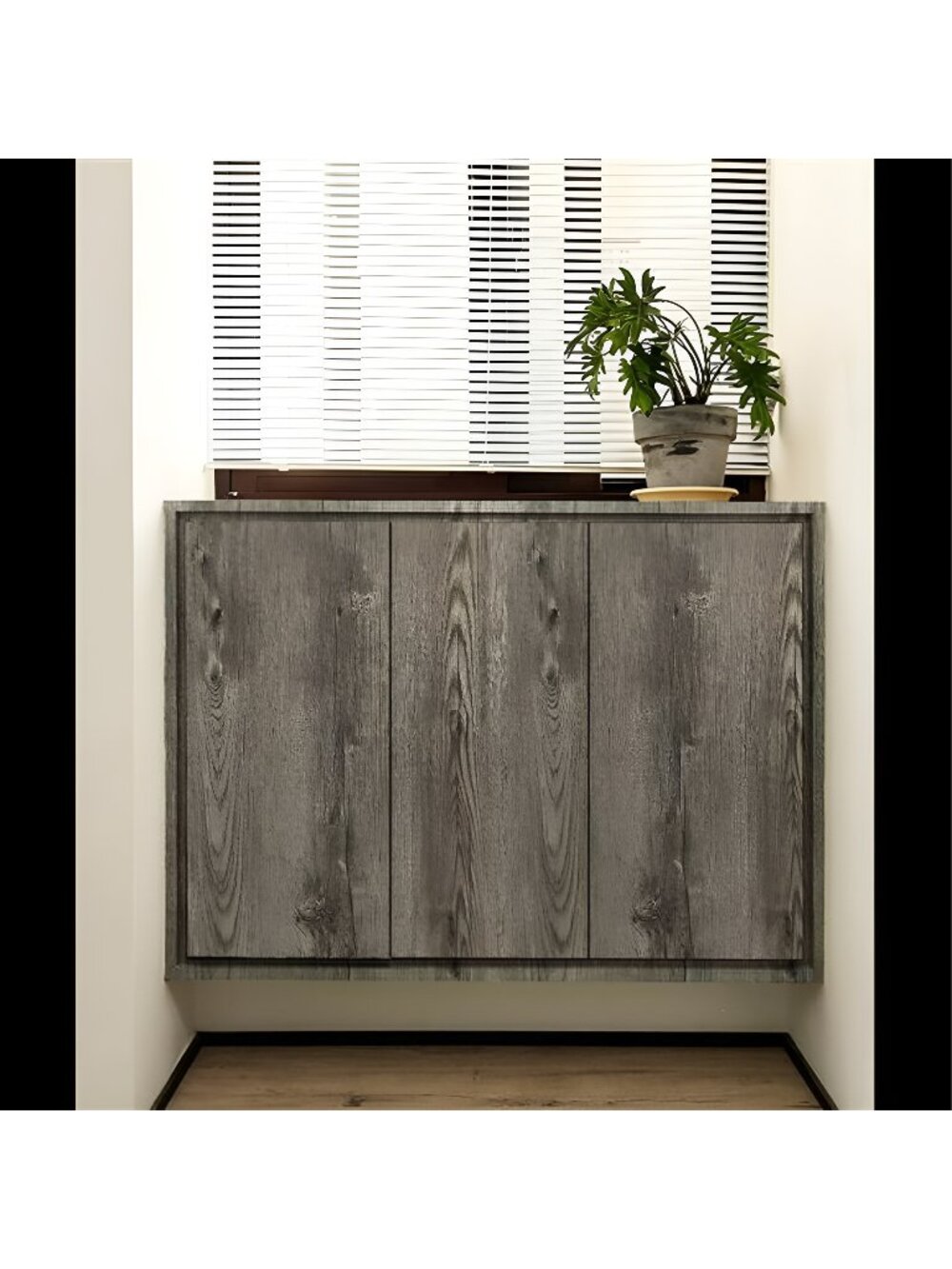 Grey Brown Wood Grain Contact Paper Faux Wood Peel and Stick Wallpaper Removable